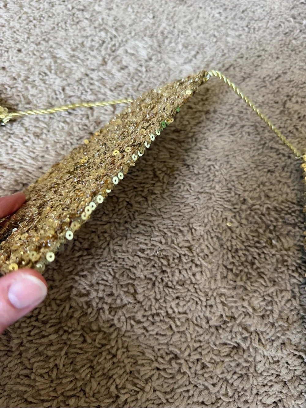 Pottery Barn Kids gold glitter